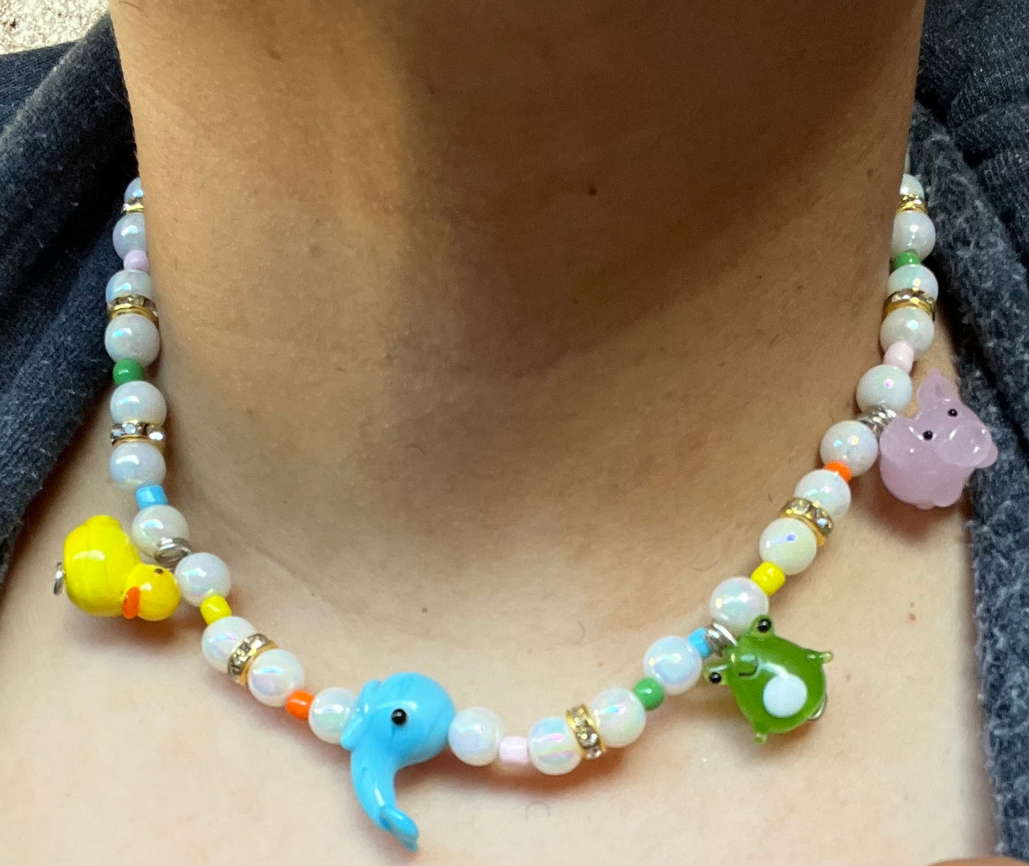 The Animal Crew Pearl Choker