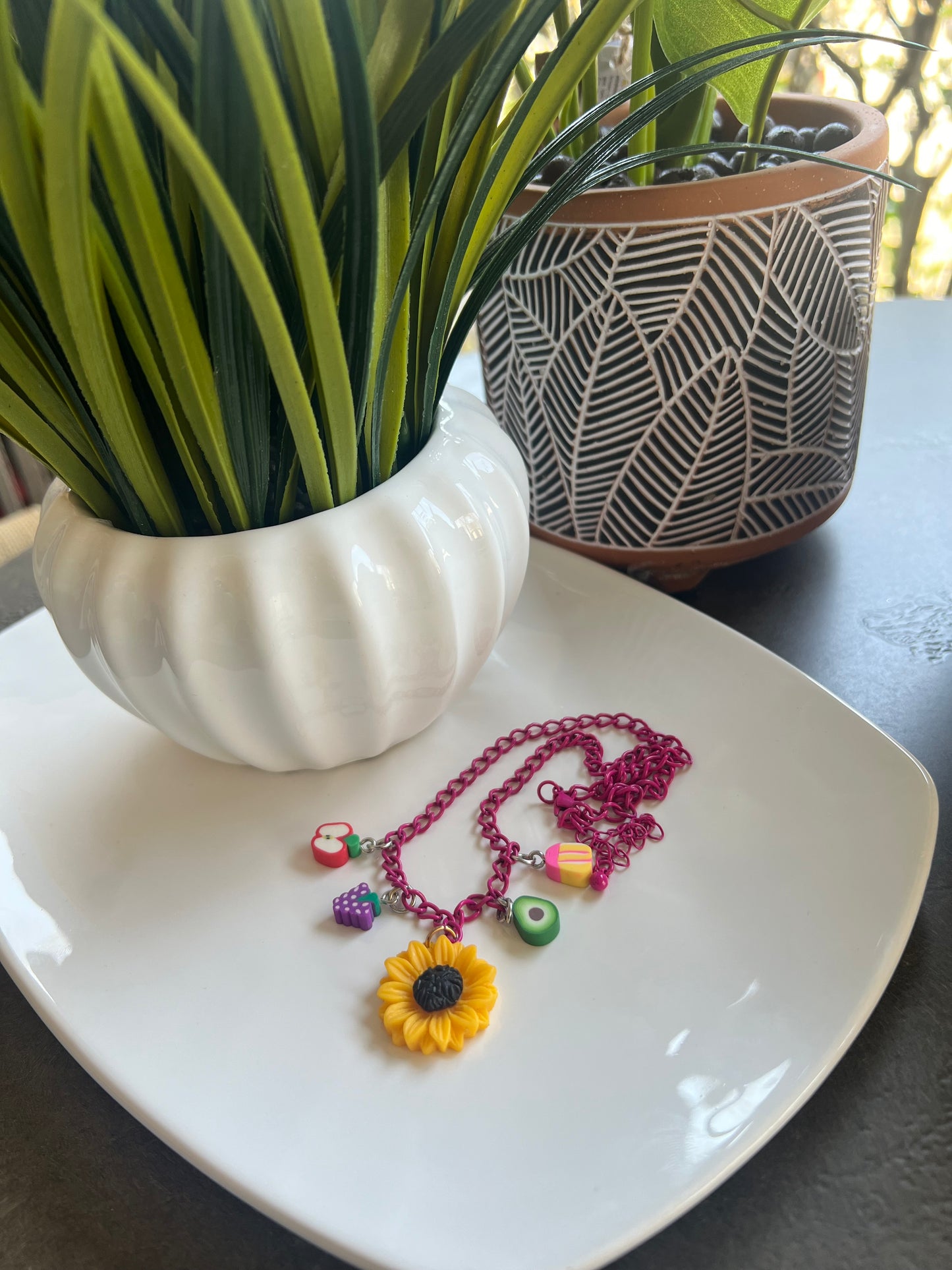 Sunflower Necklace