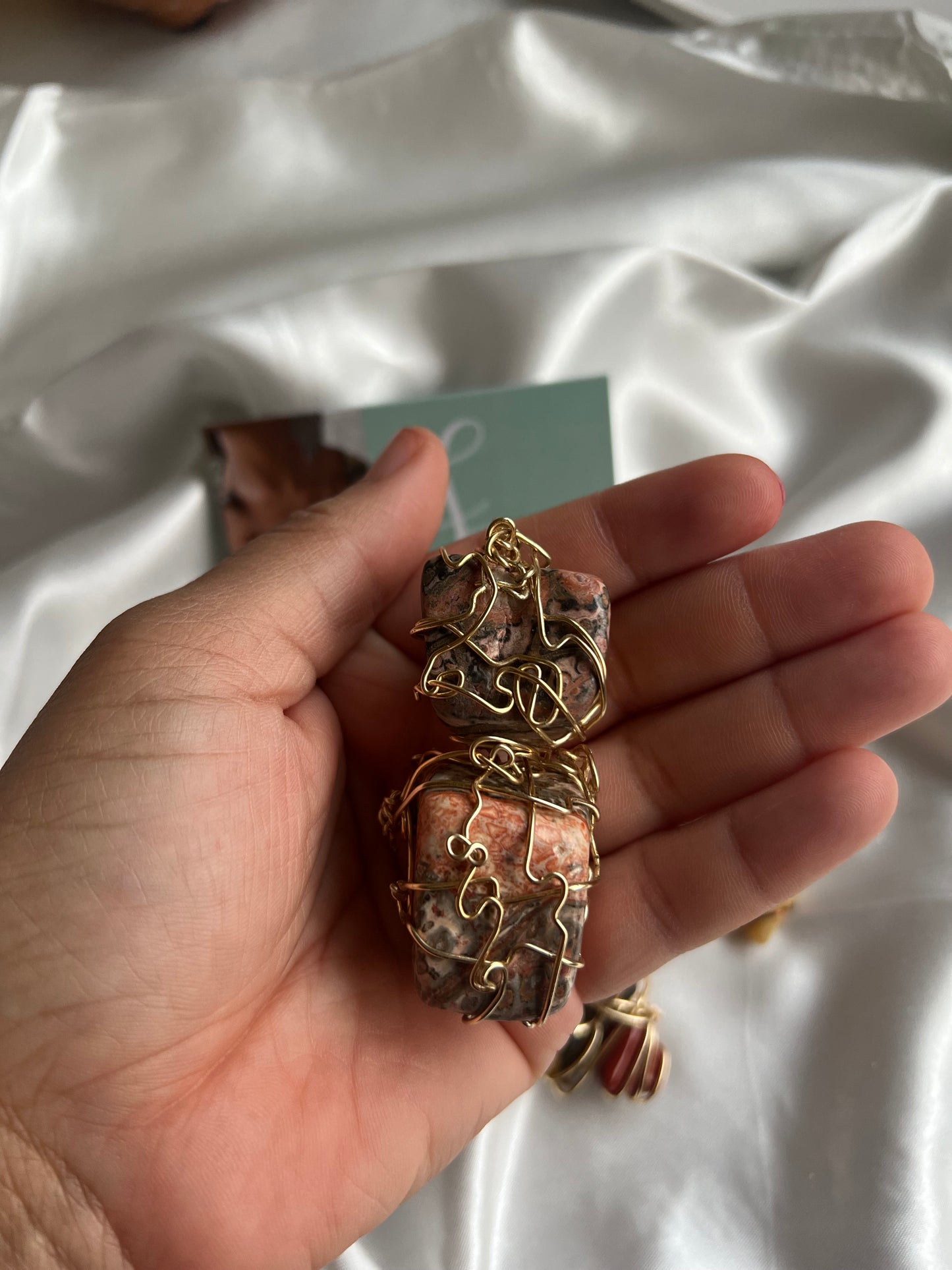 Leopard Skin Jasper Pendant
