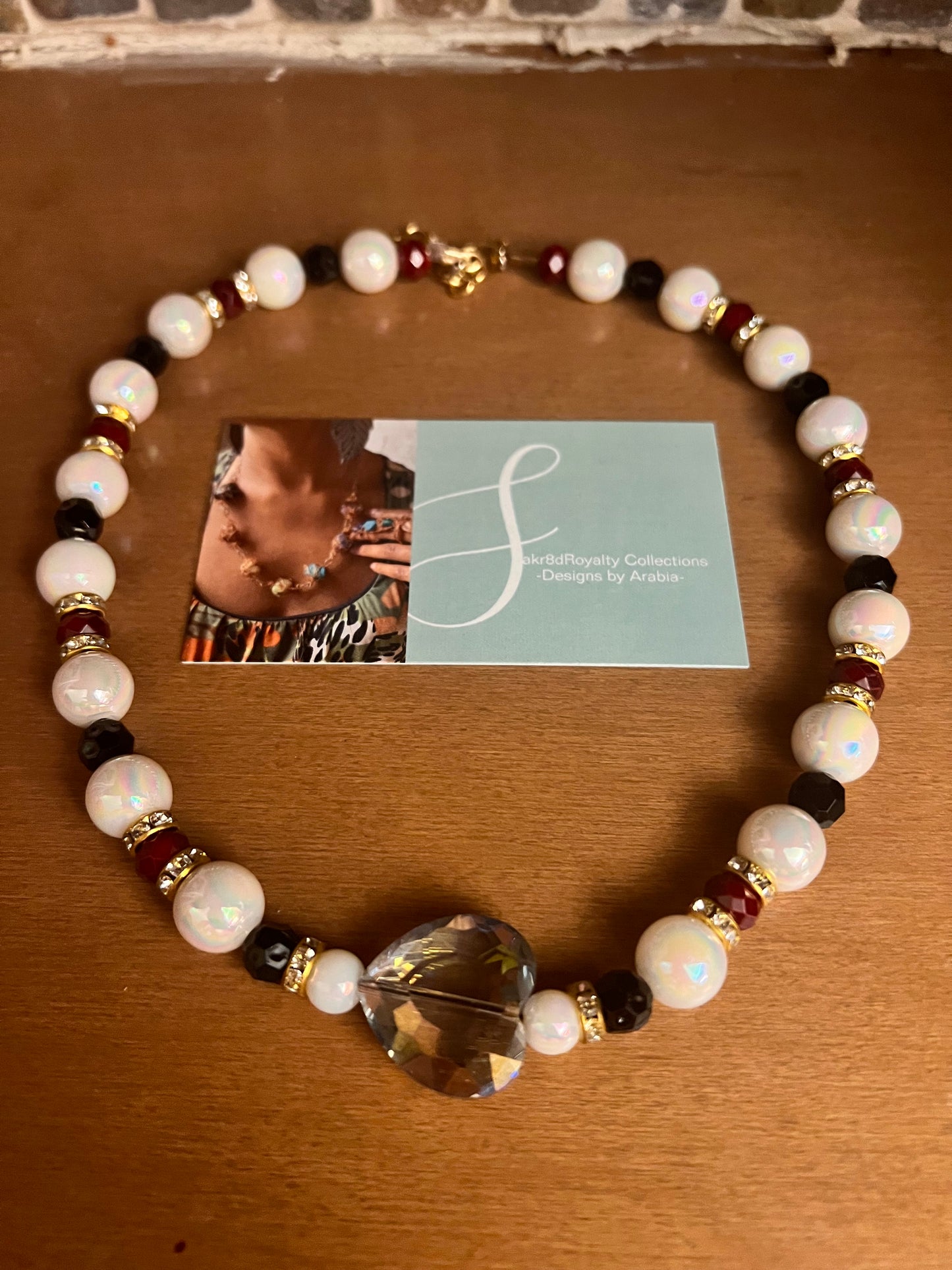 Heart Soul Pearl Choker