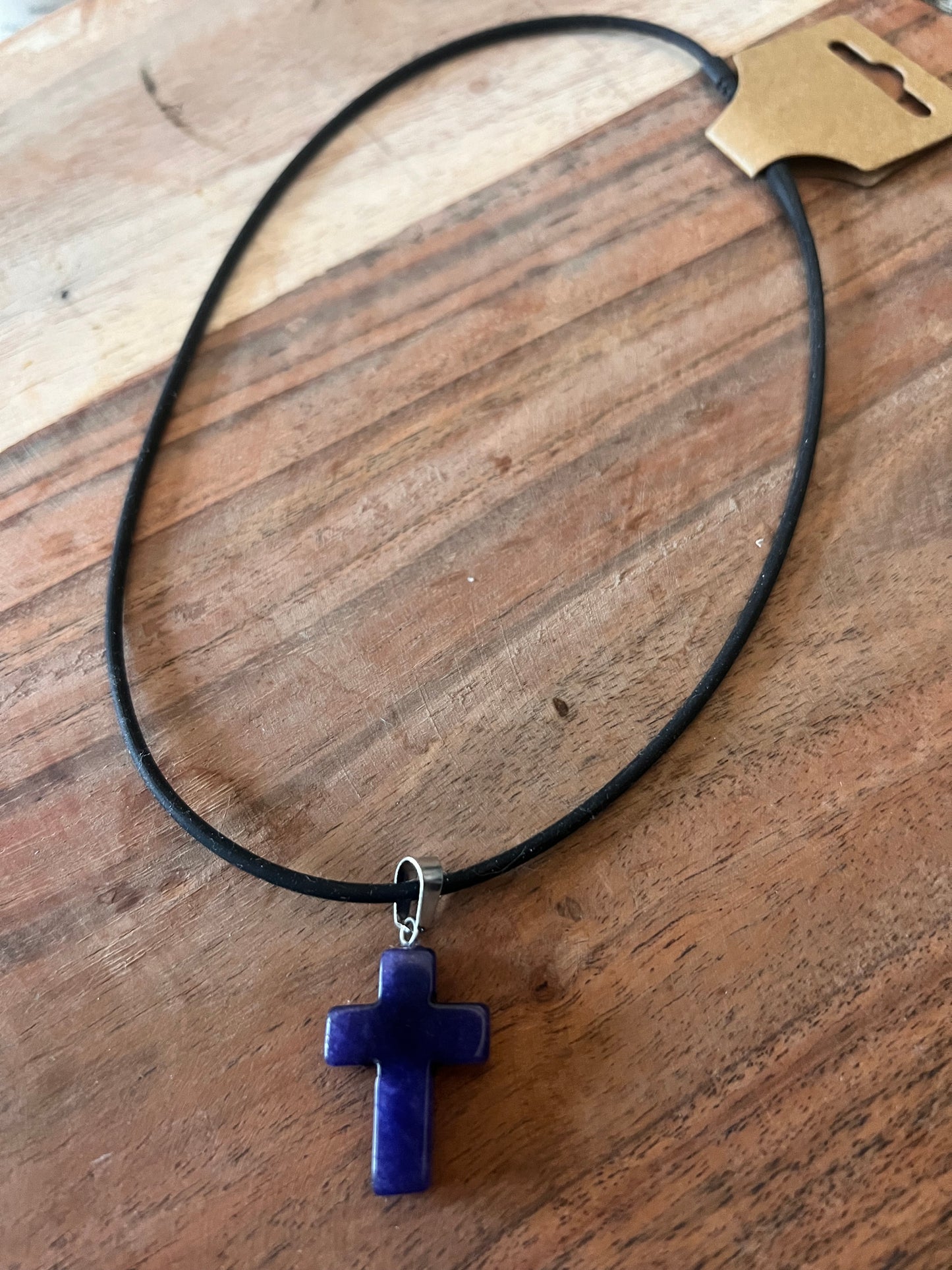Lapis Lazuli Cross Necklace
