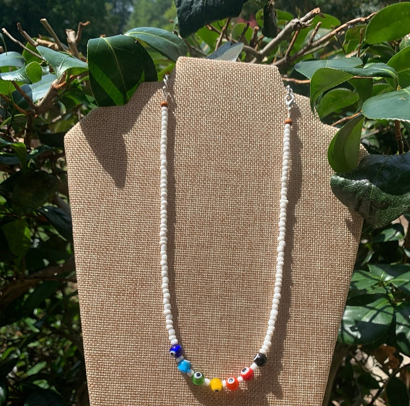 Evil Eye Chakra Necklace