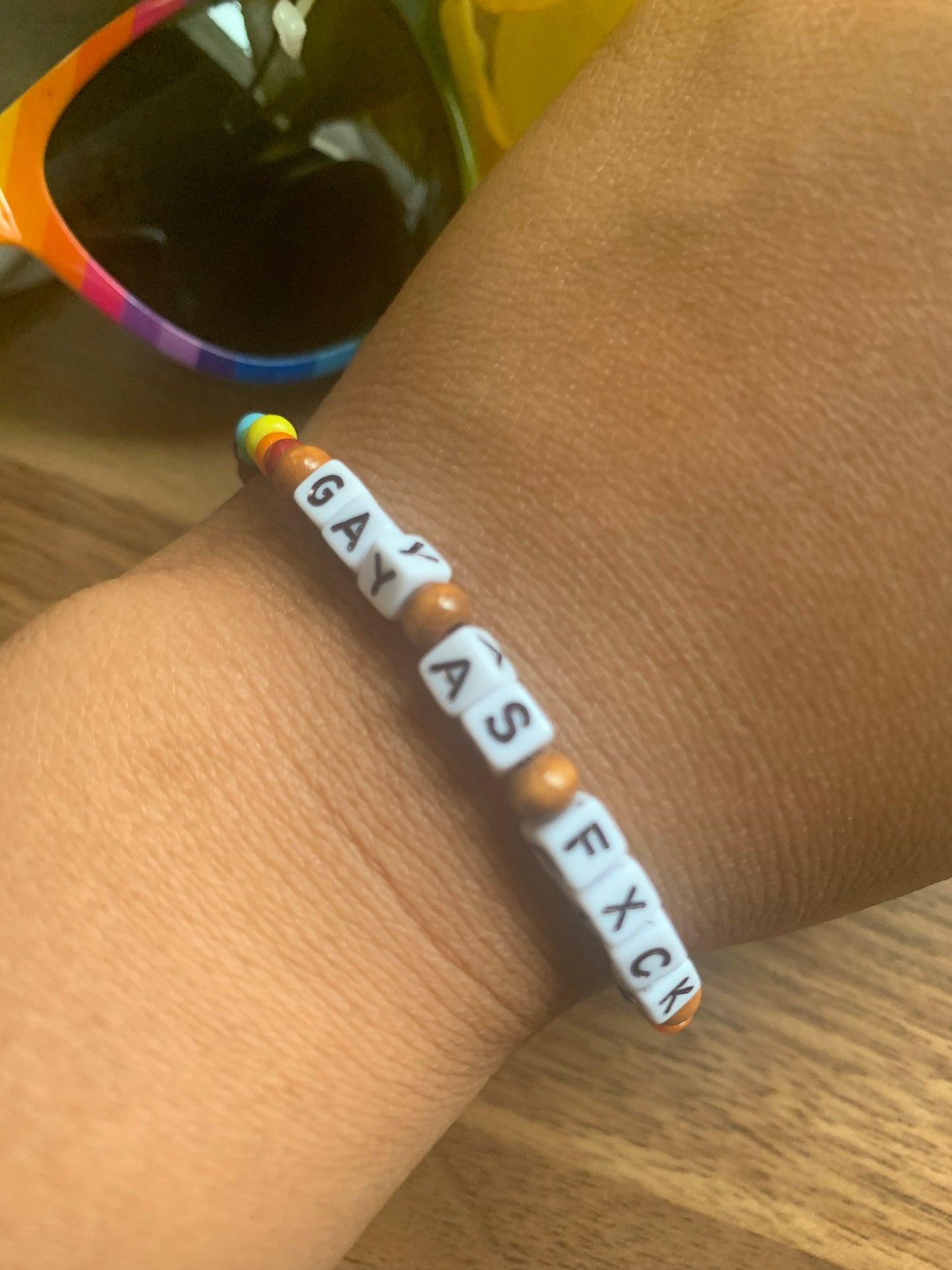 Gay as Fxck Pride Bracelet