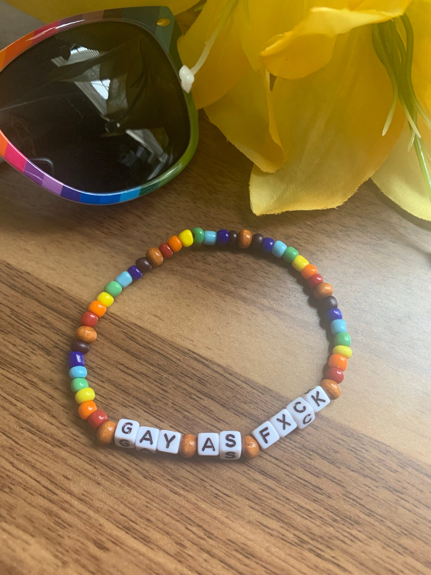 Gay as Fxck Pride Bracelet