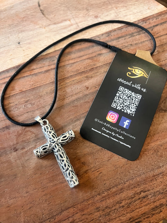 Metal Cross Necklace